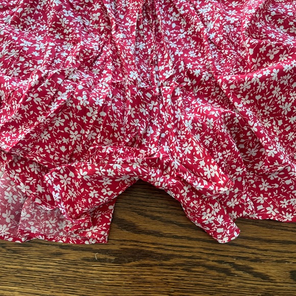 NWT EGOCKAL Floral Ruffle Hem Skort - Picture 3 of 7